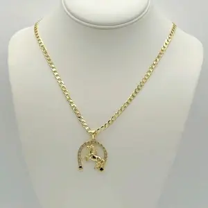 Rodriguezjewelry # 25 Necklace ( 5 mm width ) # 3166 Pendant