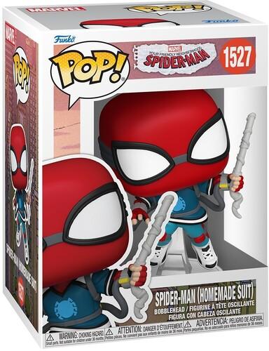 Funko POP! Marvel: Friendly Neighborhood Spider-Man - Spider-Man (Homemade Suit)  [Collectible Figurine/Statue/Bust] Action figurine/statue, Collectible