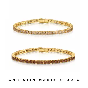 Champagne & Sugar Tennis Bracelet