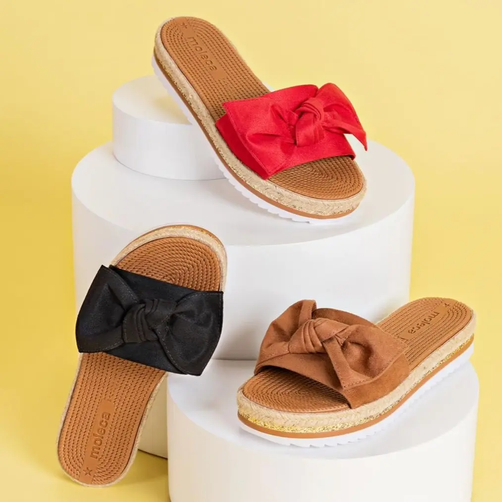 Moleca  Bow Platform Sandals Women Shoe Footwear Summer Walking Shoes Chunky Stylish Girl