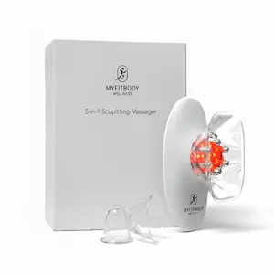 MyFitBody Wellness 5-in-1 Smart LED Body Massager – Red Light Relaxation Device for Arms, Legs & Waist | Premium Rechargeable Self-Care Tool