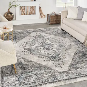 Nourison American Manor Medallion Bordered Indoor Area Rug