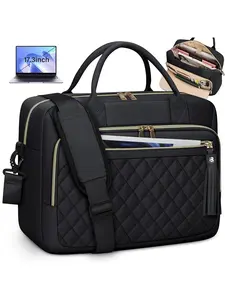 17.3 Inch Laptop Bag, Waterproof Computer   Shoulder Bag, Large Laptop Case for Work Business Office Travel College