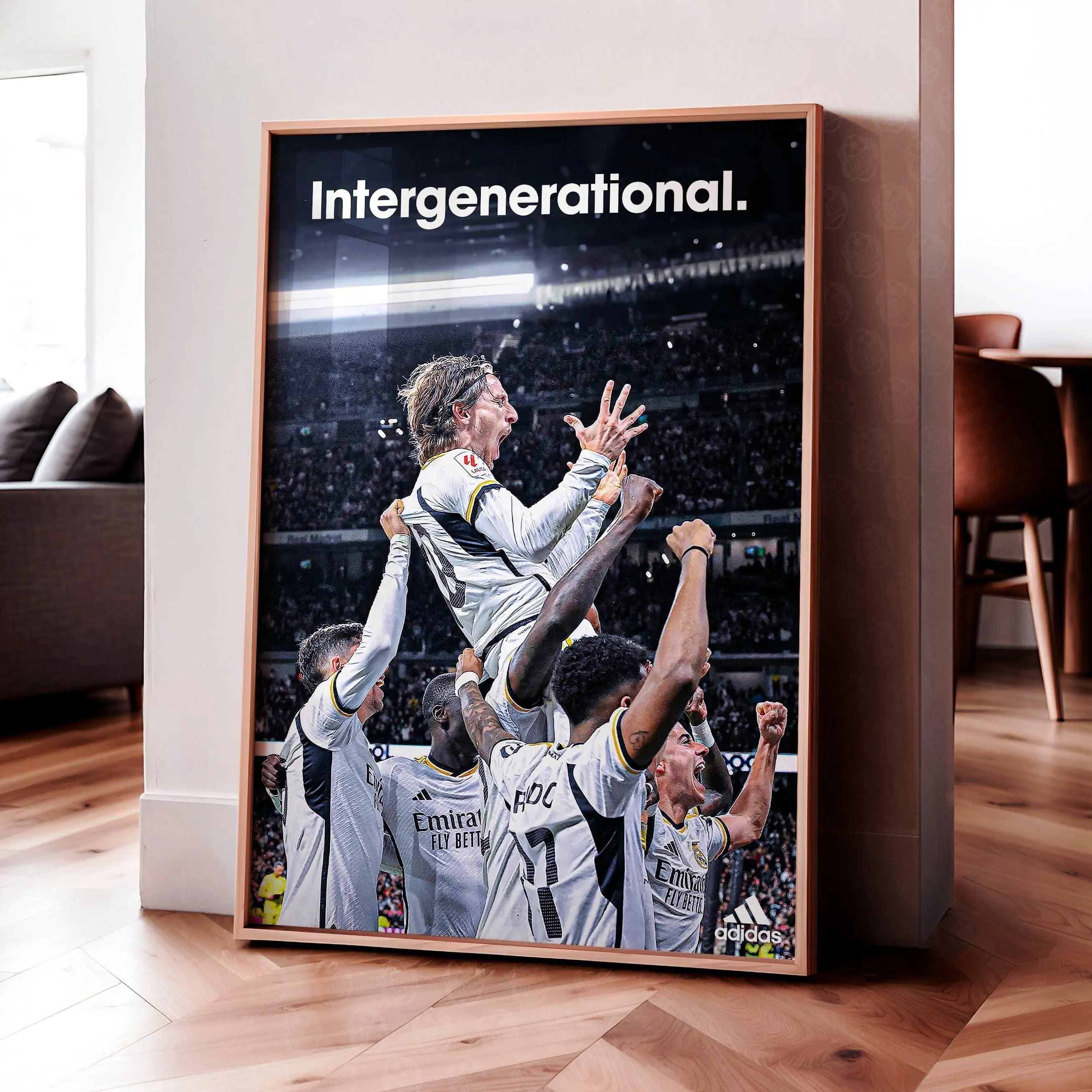 Luka Modric 'Intergenerational' Poster, Gift For Fans ( Unframed - Print Only )