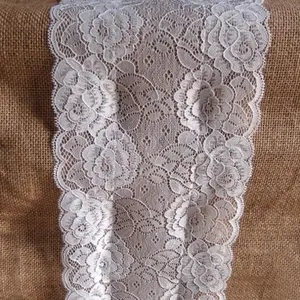 BLOWOUT Vintage Burlap and Lace Style No.3 Table Runner (12 x 108)