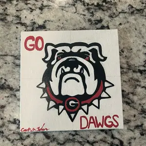 Acrylic Canvas - 4"x4" (small) Handmade with Acrylic Markers