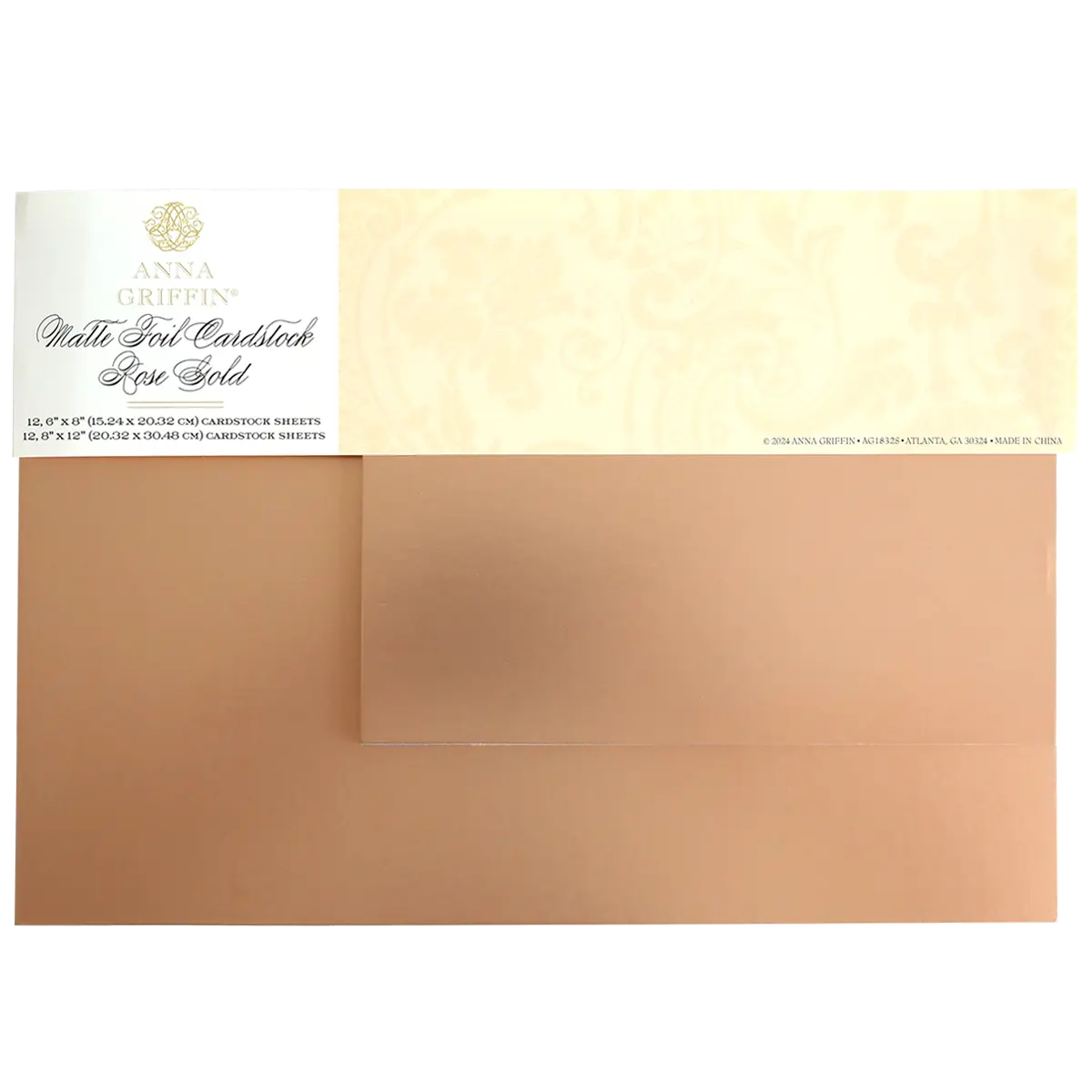Luxury Matte Foil Cardstock Rose Gold