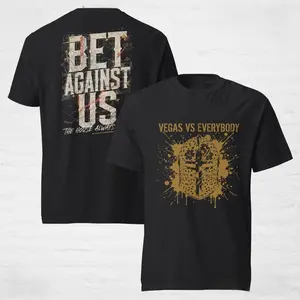 2 sided Vegas Vs Everybody Shirt, Hockey Fan Tee, Desert Playoff Shirt