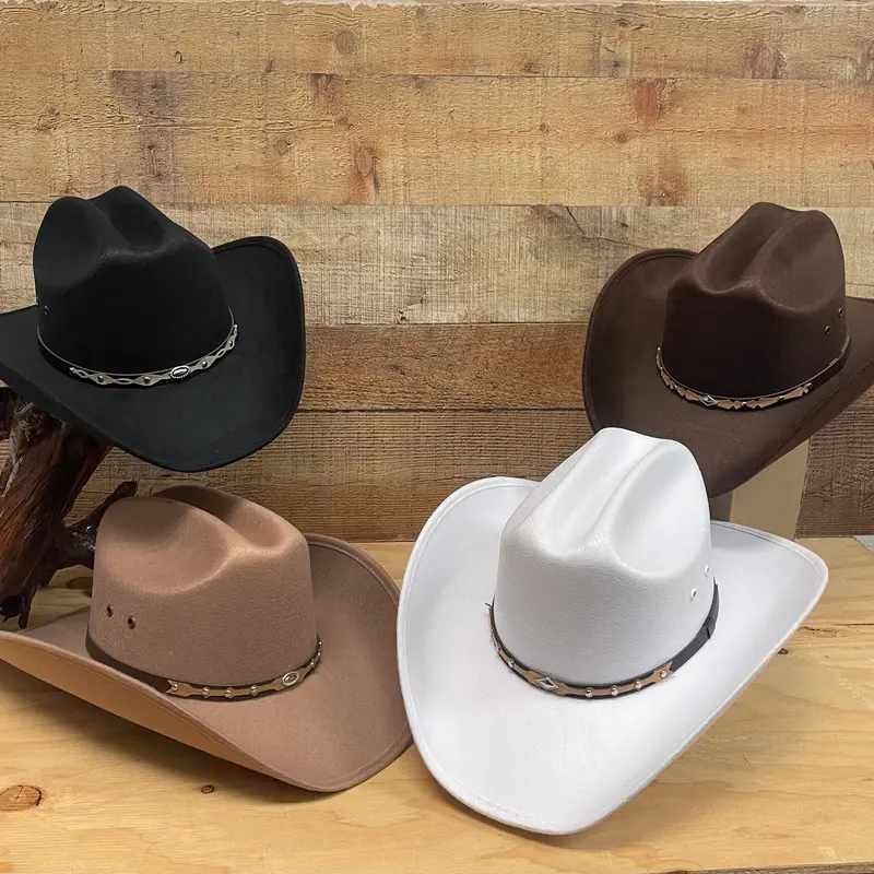 Sinaloa Unisex Faux Felt Western Taco Style Hat | Texana Económica Sinaloa | Affordable Western Fashion Hat