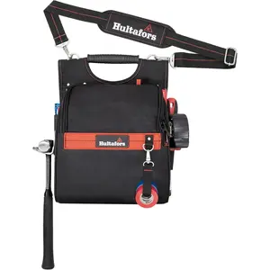 Work Gear HT5609 Zippered Electrician's Tool, Zippered Tool, Ergonomic Handle, Padded Shoulder Strap