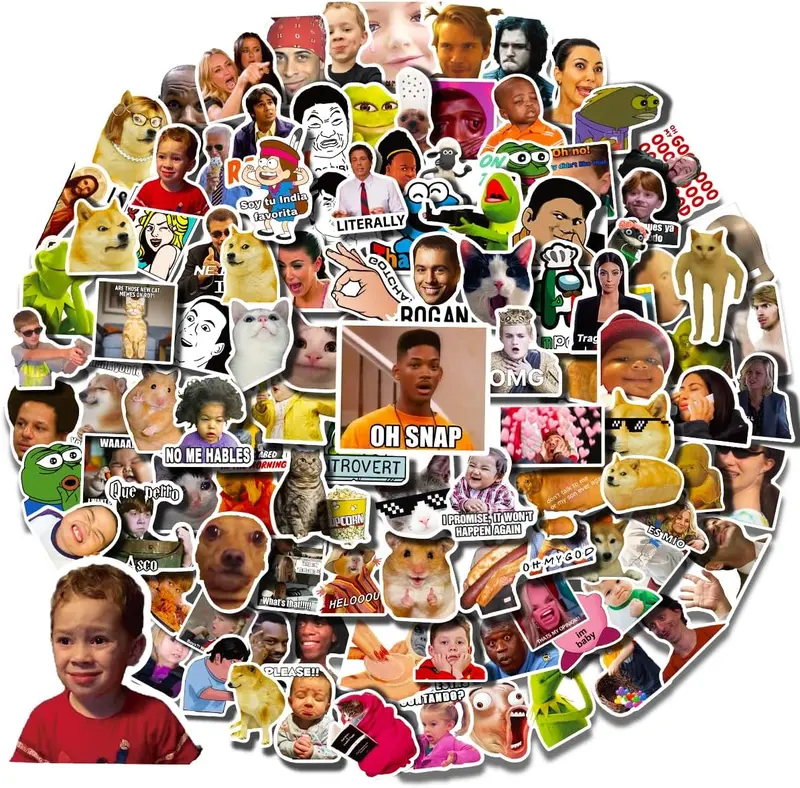 150 Pcs Funny Stickers,Meme Stickers,Funny Stickers for Adults,Vinyl Stickers Waterproof for Adults,Laptop Sticker Pack,Bumper,Water Bottles,Computer,Phone,Hard Hat,Car Stickers Decals