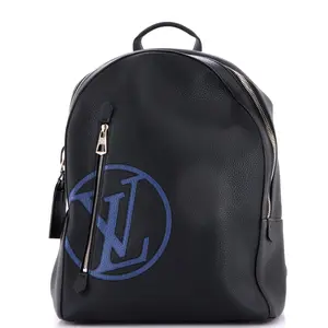 Pre-owned Louis Vuitton Leather Backpacks Armand Backpack Initials Taurillon by Rebag