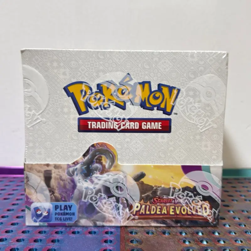 Paldea Evolved Booster Box for Pokémon Trading Card Game, Official Collectible Card Booster Box with Sealed Packs