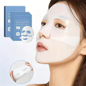 Absorbent Collagen Deep Layer Facial Mask Set, Tightening Moisturizing Hydrating Night Sleep Patch Mask, 5 Sets Per Box, Skin Care Essentials