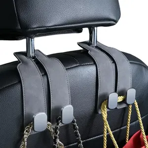 Car Headrest Seat Hook, Car Wallet and Bag Holder, Car Wallet Stand, Automotive Accessory, Durable Design, Easy Installation, Car Accessories