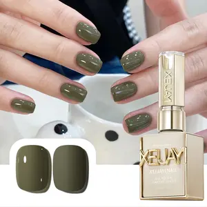 1PC 15ML No. 30 Olive Green Avocado Green Nail Polish, High Saturation Firm No Nail Damage, Art Design, Nail Salon, DIY Salon Gel