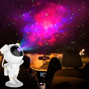 Astronaut Smart Starry Sky Projector Lamp. The Bedroom Romance Constructor! With Bluetooth speaker for HD multi-scene display. Plug-in and easy to use. galaxy  lamp