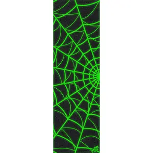 10in Web Glow In The Dark Mob Skateboard Griptape