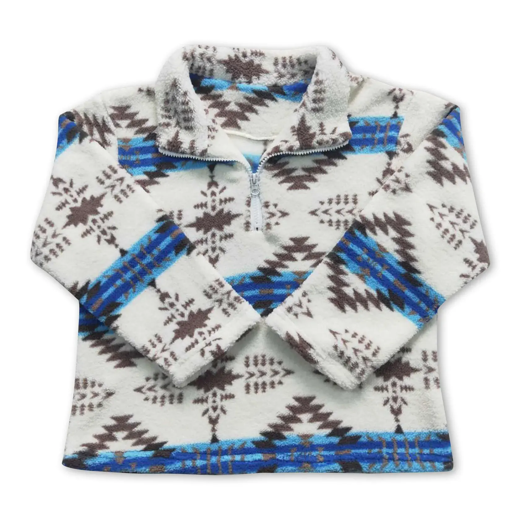 Western Blue Winter With Zipper Coat Jacket Pullover, Casual Hoodie Pullovers