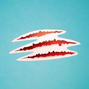 Scratches -KickStix 1ct Vegan Leather Sticker