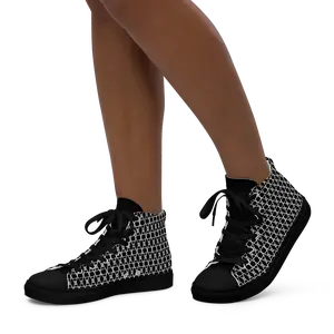 DIAMOND WEAVE™ NOIR HIGH TOP WOMENS SHOES