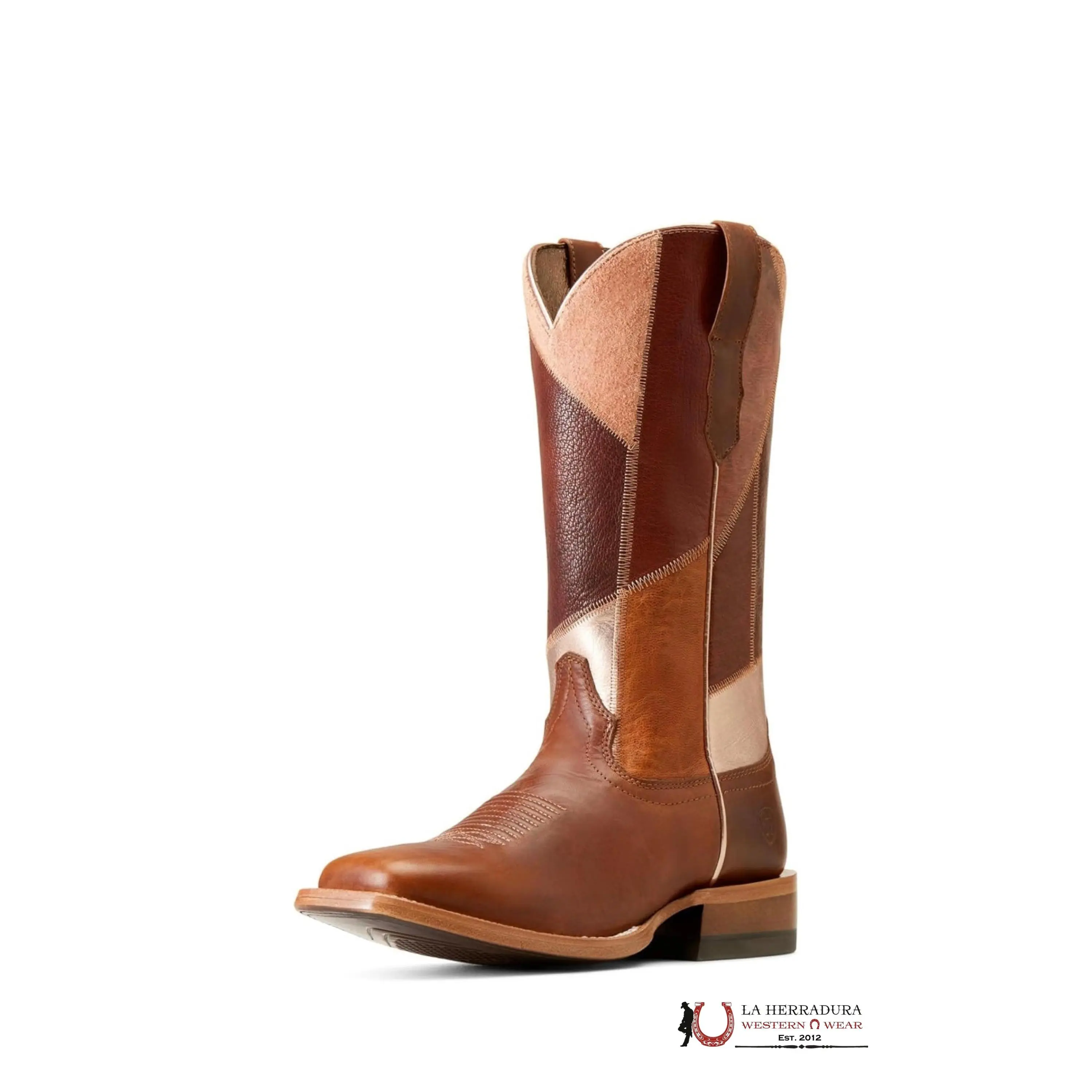 WOMENS ARIAT FRONTIER PATCHWORK TAN ROSE- 10047049