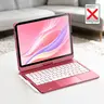 Typecase 360° Rotatable Wireless Keyboard Case for 11" 2025 iPad 11th Gen (A16), 10.9 inch 2022 iPad 10th Gen - Adjustable Magnetic Stand, 11-Color Rainbow Keyboard, Multi-Touch Trackpad, Pencil Holder, Lightweight Tablet Accessory for Work Wireless Table