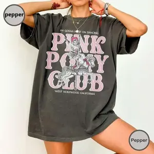 Comfort Colors Chappell Roan T-Shirt , Pink Pony Club , Chappell Roan Merch ,Fan Tee Womenswear Streetwear Style