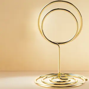 26 Pieces Gold Table Number Holders, Place Card Stands & Table Card Holders for Wedding Decor, Table Centerpieces, Multi-Use Card Stands for Parties, Birthdays & Restaurants