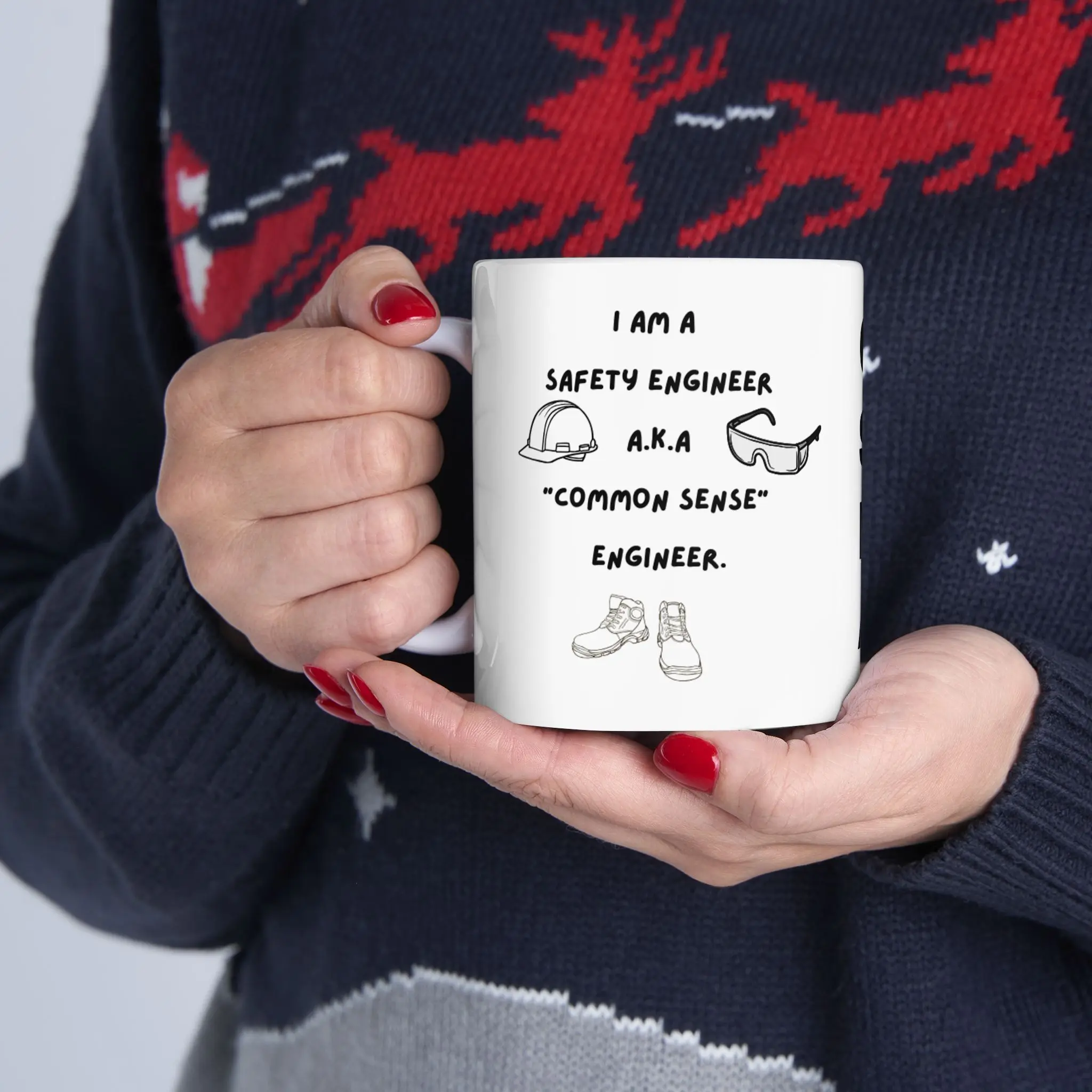 Safety Engineer Ceramic Mug, (11oz, 15oz)