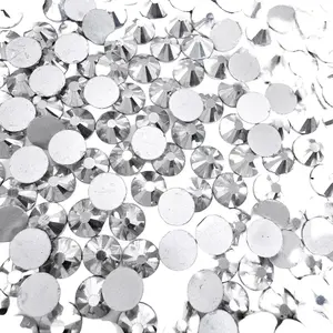 Mine Silver Non-Hotfix Glass Rhinestones