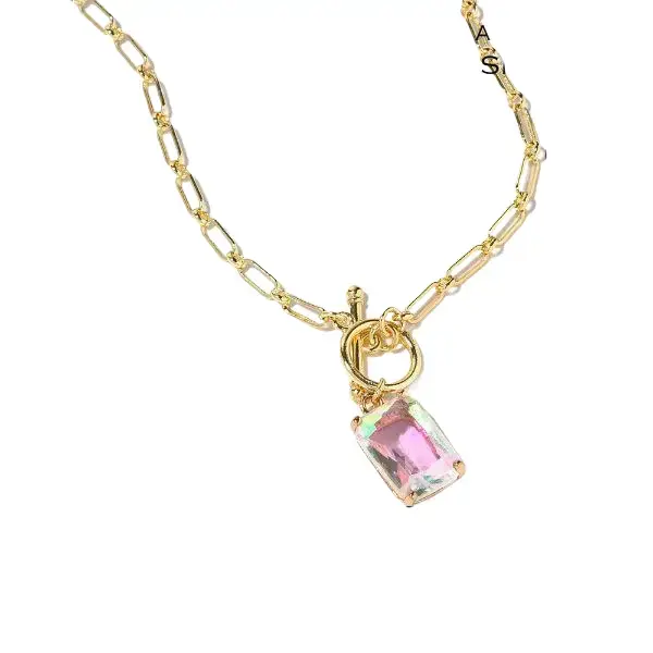 Trixie AB Non-Natural Crystal Necklace, Jewelry Accessory Pendant
