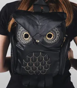 Forbidden Alchemy | Owl Backpack | Leather mini backpack