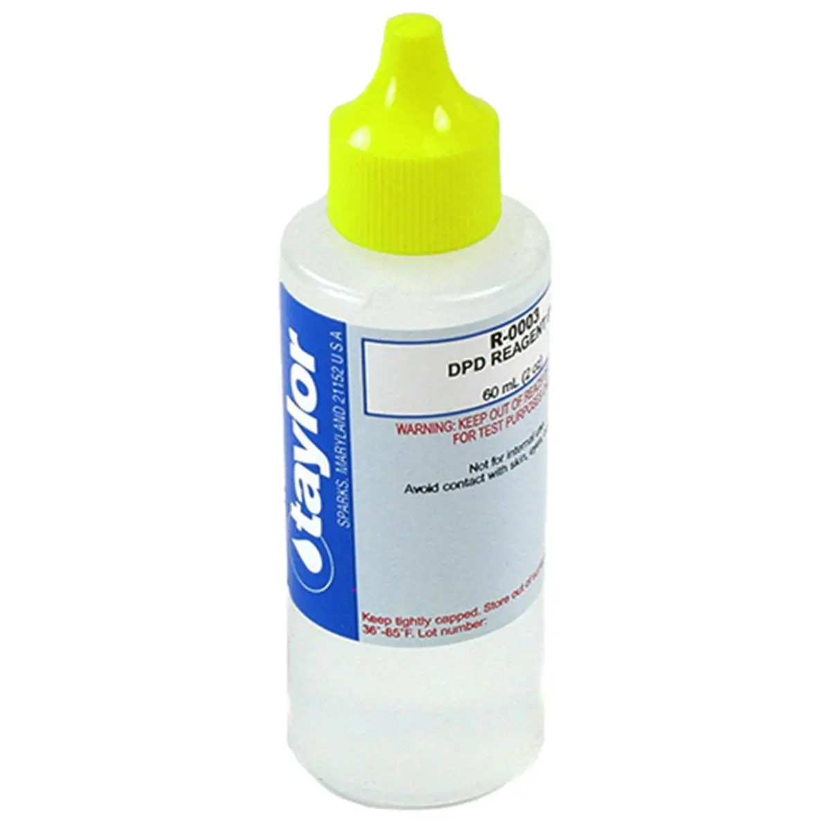 212 MAIN R-0003-C-12 2 oz Plastic DPD Reagent No. 3 Bottle, Liquid Test Kit Reagents for Pool Maintenance, 1.5x1.5x4.5 in Display Box, 1.5 X 1.5 X 4.5 In, Reagent Set