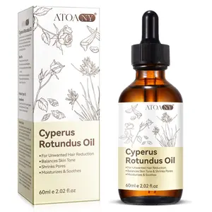 ATOANY Cyperus Rotundus Oil (60ml) for Hair Removal, Summervibes, Moisturizes & Soothes Skin, Reduces Unwanted Hair, Shrink Pores for All Skin Types