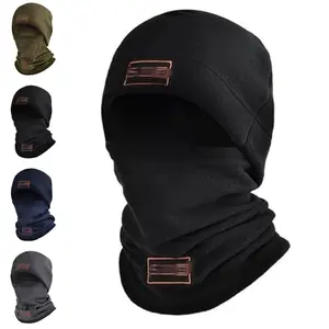 Windproof Neck Warmer Scarf - Turtle Neck Wrap for Hiking, Running, Cycling, Skiing, Motorcycling - Earmuffs & Mask Hood for Ultimate Warmth