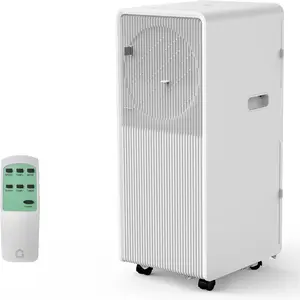 10000 BTU Portable Air Conditioners With Remote Control Floor Air Conditioner Cooling AC Unit With Fan Sleep Mode Dehumidifier Cools Room Up to 215 Sq 24H Timer Air Conditioner Window Kits