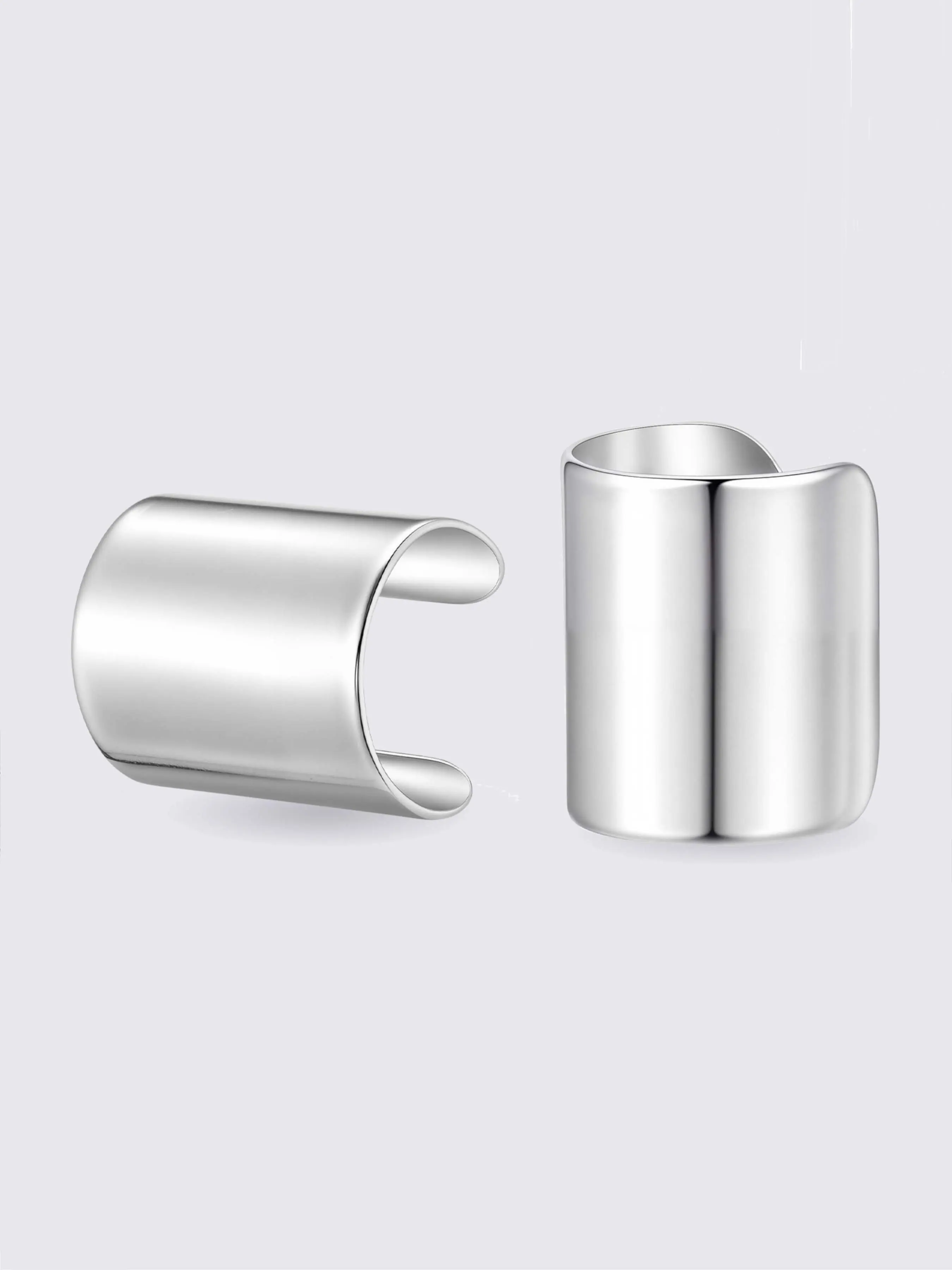Stainless Steel U-Shape Ear Clip Non Piercing Ear Cuff for Men Women, Cool Geometric Bone Clip On Earrings Jewelry Gift New, Fashion Jewelry Earrings