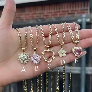 New Gold Plated Pendant Necklaces
