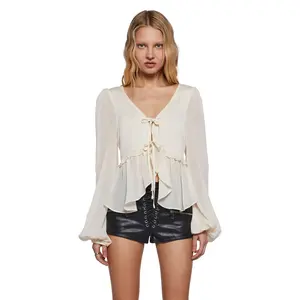 Forever Me Peasant Top - Off White
