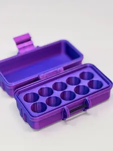 10-Vial 3mL Vial Vault Case | GLP-1 Peptide TRT Storage