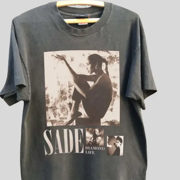 T-shirt Rétro Sade Années 90 - Réimpression - Taille S à 5XL - Coton - Neuf Avec Étiquettes