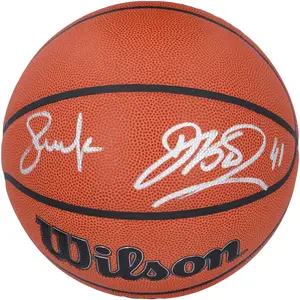 Dirk Nowitzki and Steve Nash Dallas Mavericks Autographed Wilson Authentic Series Indoor/Outdoor Basketball - Fanatics Authentic Certified