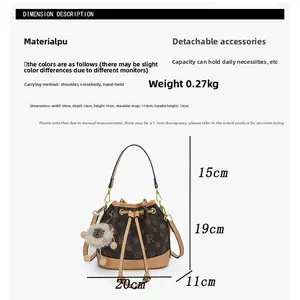 Women's one-size-fits-all drawstring shoulder bag