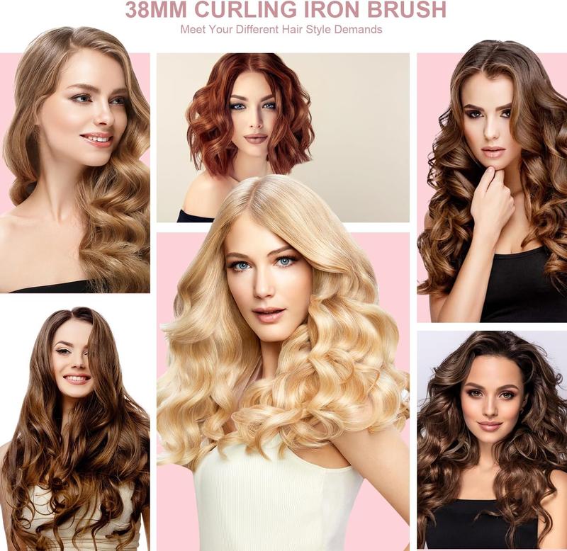 【NEW】3-in-1 Thermal Styling Brush: Heated Round Brush & Volumizer in 1 | 60s Heat Up, Dual Voltage, Safe for Travel