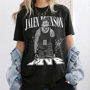 Captain Clutch Jalen Brunson Shirt, American Basketball MVP Tee, Vintage 90s Bootleg Basketball Unisex Hoodie, Gift For Woman and Man