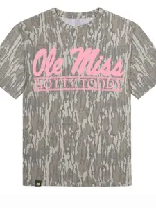 Mossy Oak Bottomland Ole Miss Pink Tee Camo, Mossy oak bottomland camo t-shirt