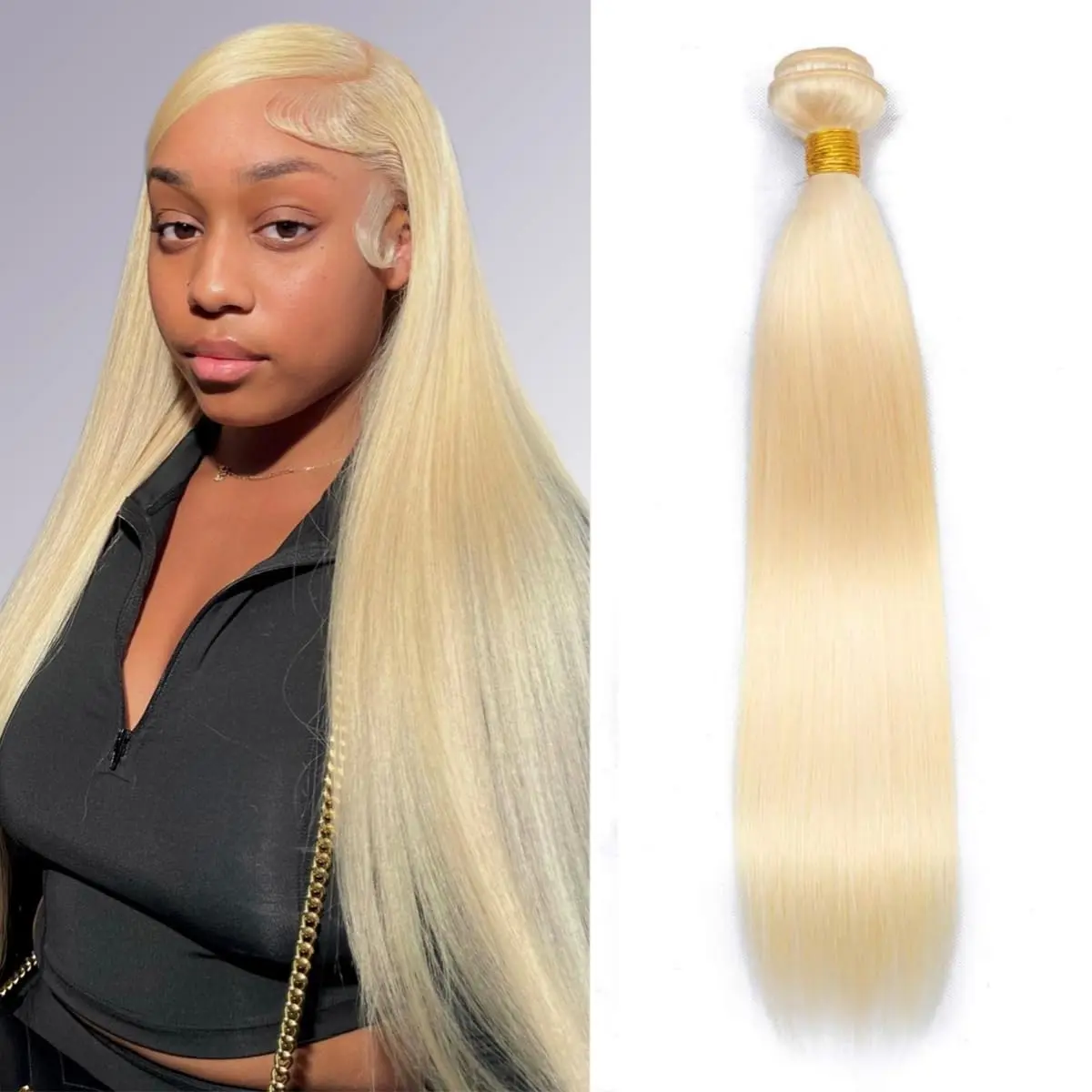 Hot Star 613 Blonde Bundle Human Hair Straight bundle 1 Bundle Human Hair Extensions for Women