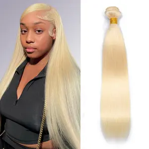 Hot Star 613 Blonde Bundle Human Hair Straight bundle 1 Bundle Human Hair Extensions for Women