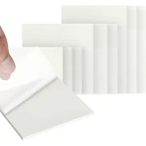 450 count Transparent Sticky Notes, 3 Sizes Clear Sticky Notes  Self-Adhesive, Translucent and See Through for  Study, Books Annotation, Office, School & College